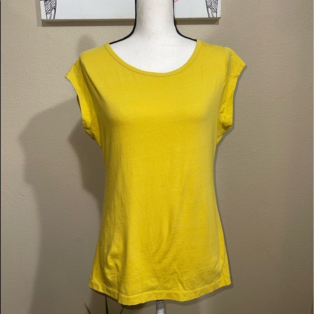 Jcrew Yellow Shortsleeve Tee Shirt Jcrew Yellow Shortsleeve Tee Shirt